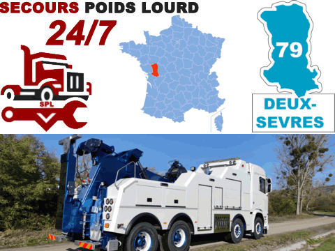 Dépannage poids lourd Deux-Sèvres (79)