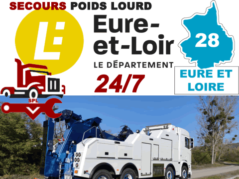 Dépannage poids lourd Eure-et-Loir (28)