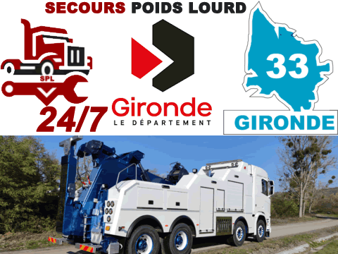 Dépannage poids lourd Gironde (33)