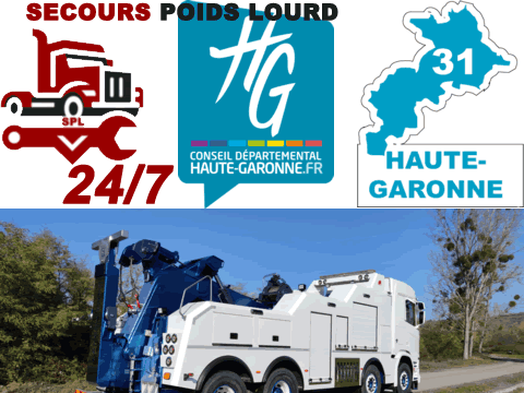 Dépannage poids lourd Haute-Garonne (31)