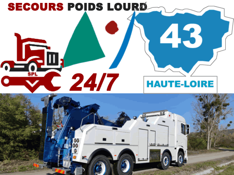 Dépannage poids lourd Haute-Loire (43)