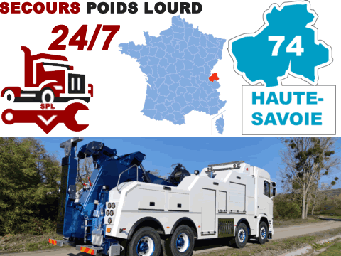 Dépannage poids lourd Haute-Savoie (74)