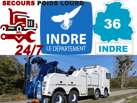 Dépannage poids lourd Indre (36)