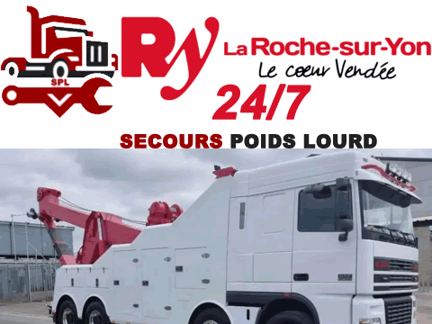 Dépannage poids lourd à La Roche-sur-Yon (85000)