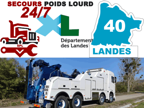 Dépannage poids lourd Landes (40)