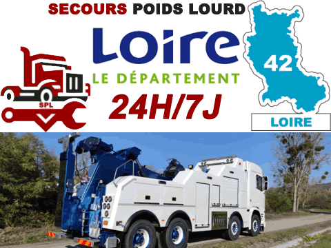 Dépannage poids lourd Loire (42)