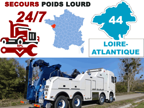 Dépannage poids lourd Loire-Atlantique (44)