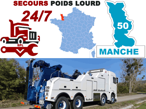 Dépannage poids lourd Manche (50)