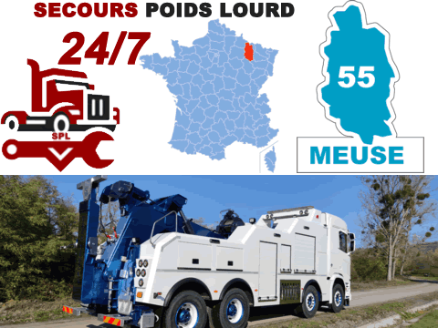 Dépannage poids lourd Meuse (55)