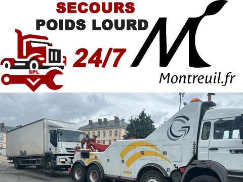 Dépannage poids lourd à Montreuil (93100)