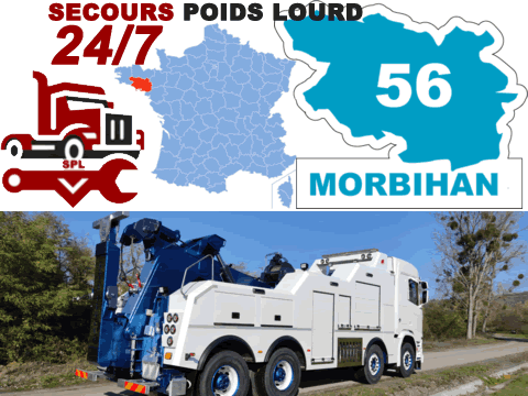 Dépannage poids lourd Morbihan (56)