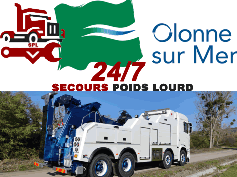 Dépannage poids lourd à Olonne-sur-Mer (85340)