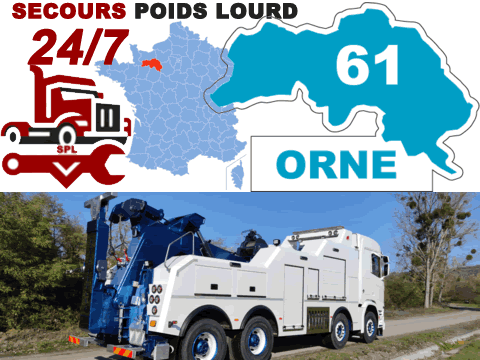 Dépannage poids lourd Orne (61)