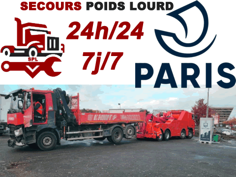 Dépannage poids lourd Paris (75)