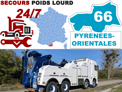 Dépannage poids lourd Pyrénées-Orientales (66)