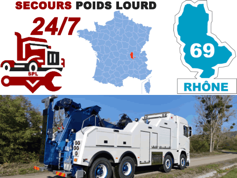 Dépannage poids lourd Rhône (69)