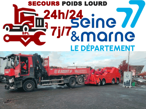 Dépannage poids lourd Seine-et-Marne (77)