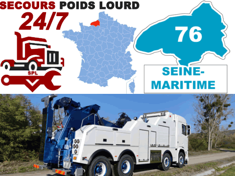 Dépannage poids lourd Seine-Maritime (76)