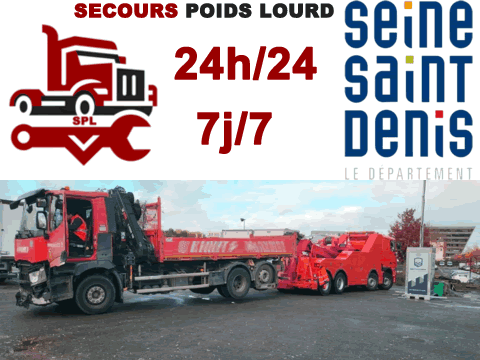 Dépannage poids lourd Seine-Saint-Denis (93)