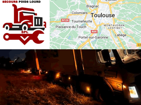 Dépannage poids lourd à Toulouse (31000)