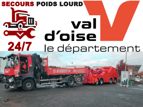 Dépannage poids lourd Val-d'Oise (95)