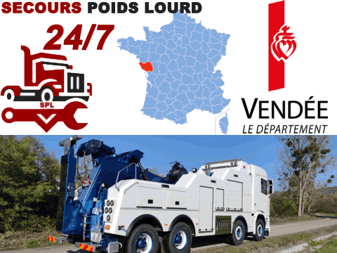 Dépannage poids lourd Vendée (85)