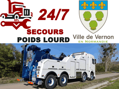 Dépannage poids lourd à Vernon (27200)